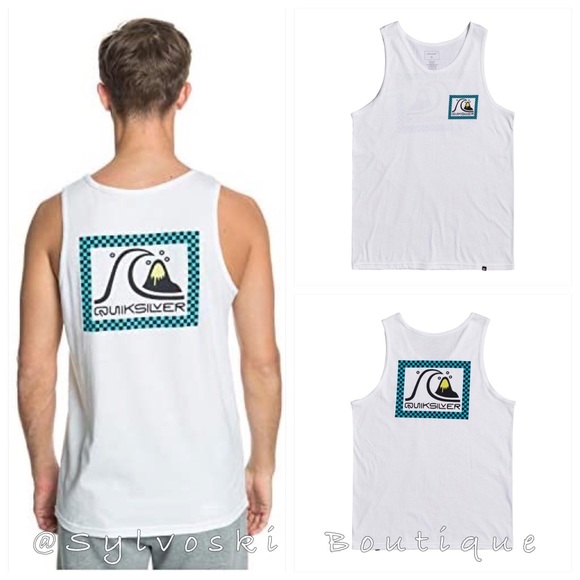 🔥 Quiksilver Men's Bobble Tank NWT - Picture 5 of 8